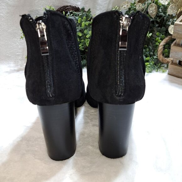 Yoki Friday Suede black Boots Sz 8 - Picture 3 of 8